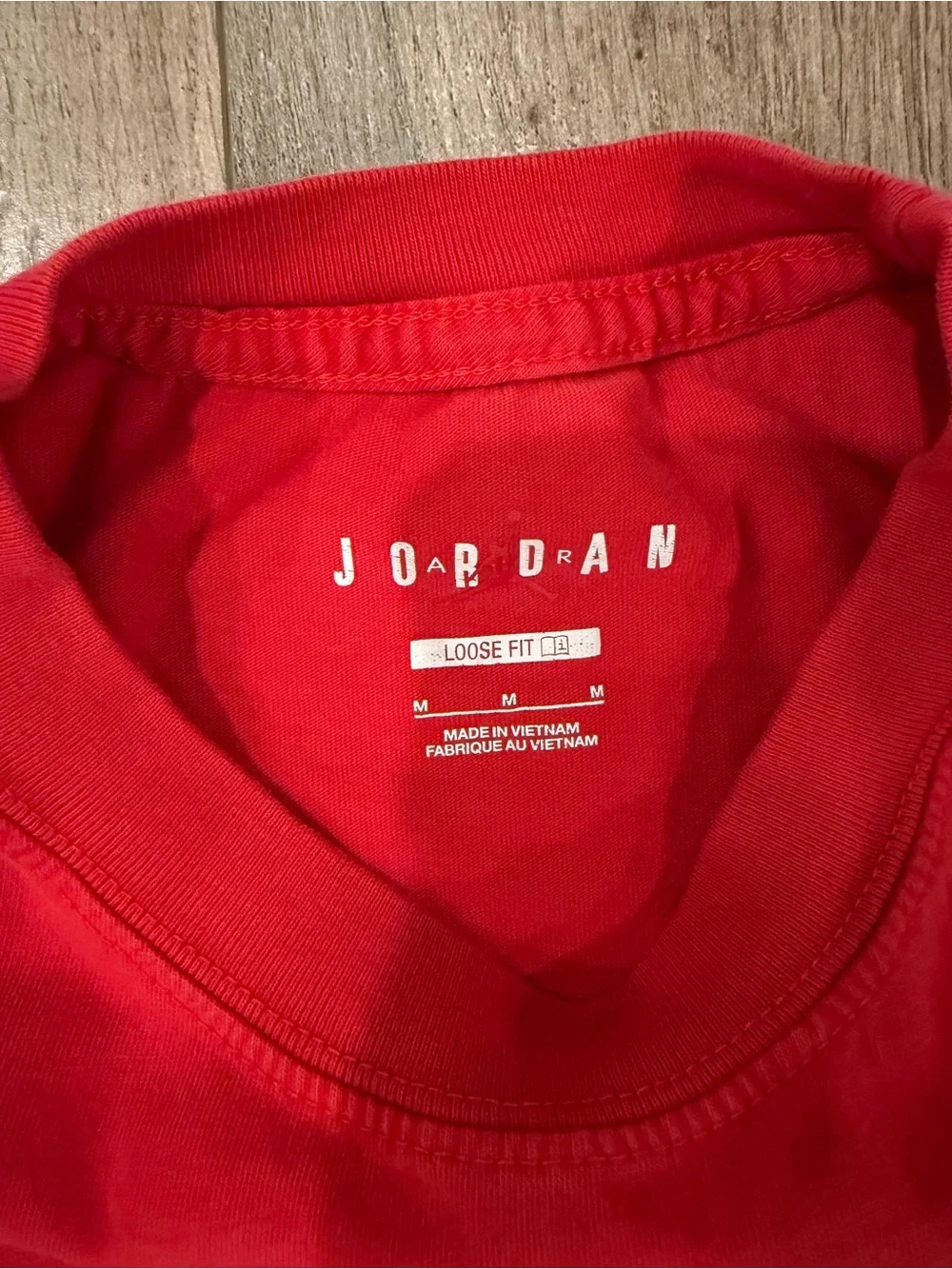 Jordan bright red